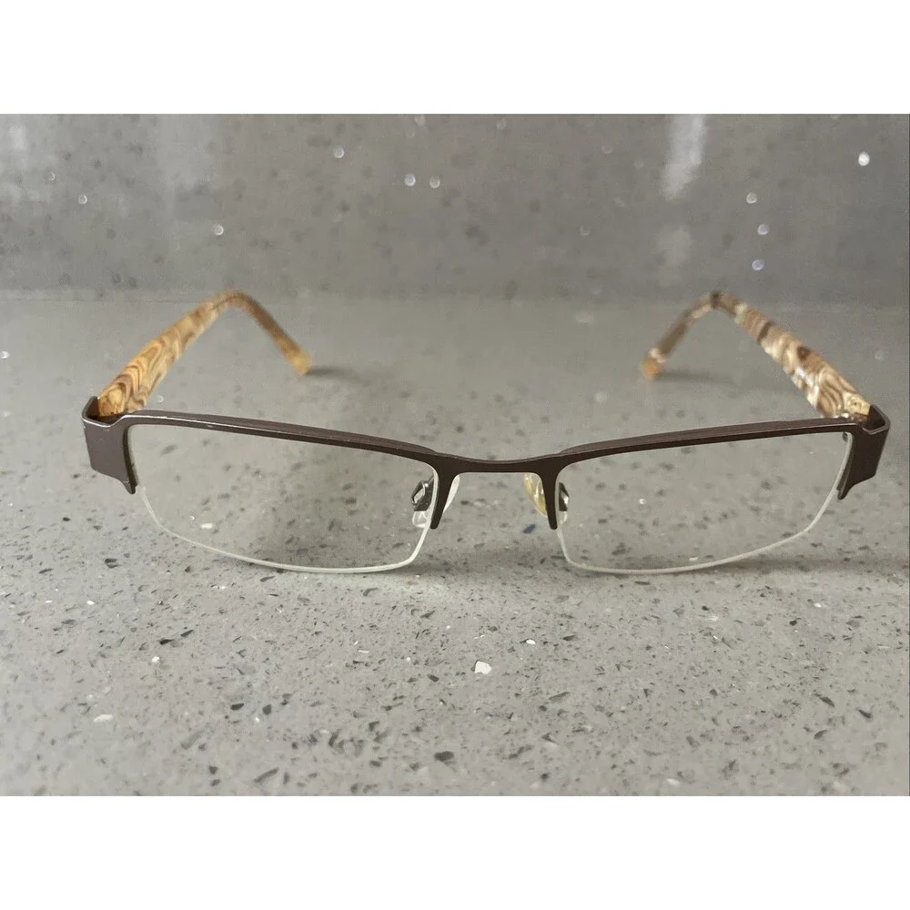 ROOTS Canadian Design Eyeglasses Frames Only  AS4817 BRN CEN Brown 48-18 half